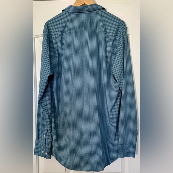 ✨ Bonobos Slim Fit Long Sleeve Shirt 🩵 Grid Check | Size L (Long) - Picture 7 of 12